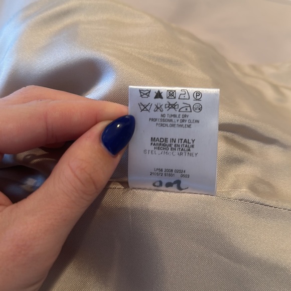 Stella McCartney Vintage Cropped Silk Blazer size 44 - Picture 5 of 7